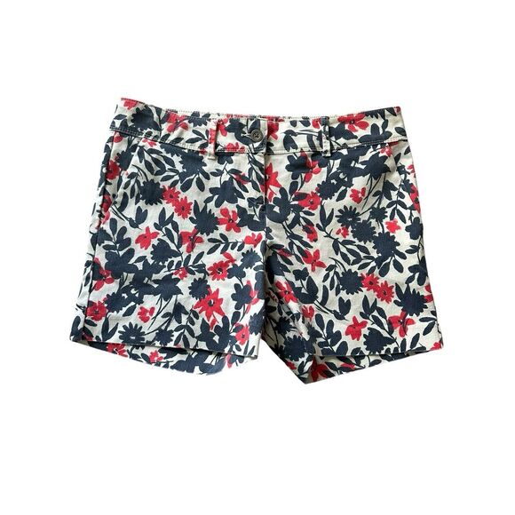 The Limited Chino Shorts Women's 8 Floral Stretch Mid Rise Multicolored‎ - Picture 1 of 8